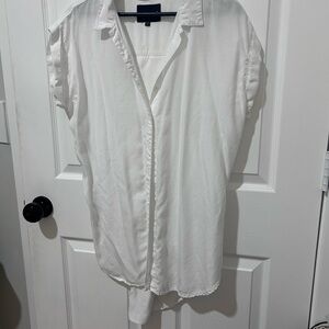 Velvet Heart White Button Down Shirt